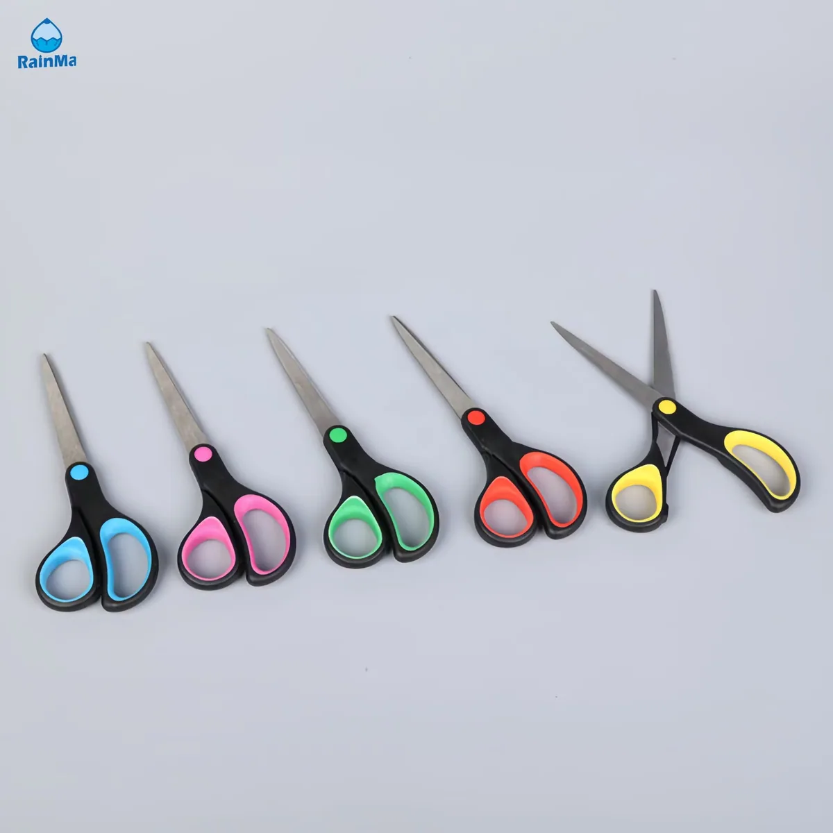 7.5" Ножницы TPR PP Handle School Office Stationery из нержавеющей стали с многоцветным дизайном