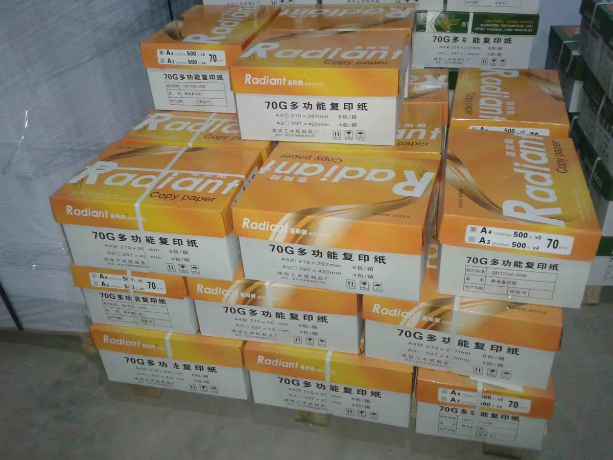 A4 Копировальная бумага 70 75 80GSM Офисная бумага