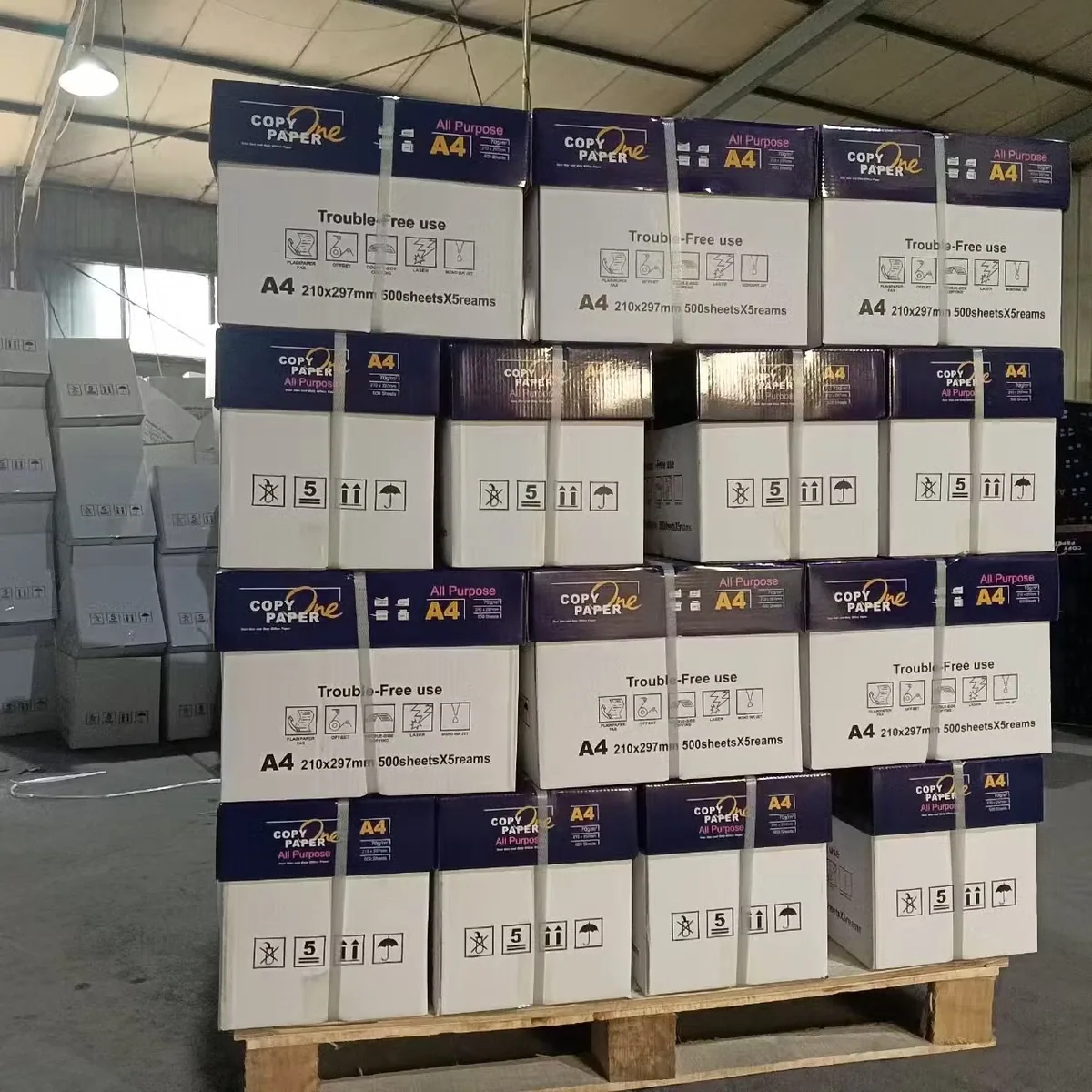 Высококачественная A4 бумага для лазерных принтеров - 70g и 80g варианты