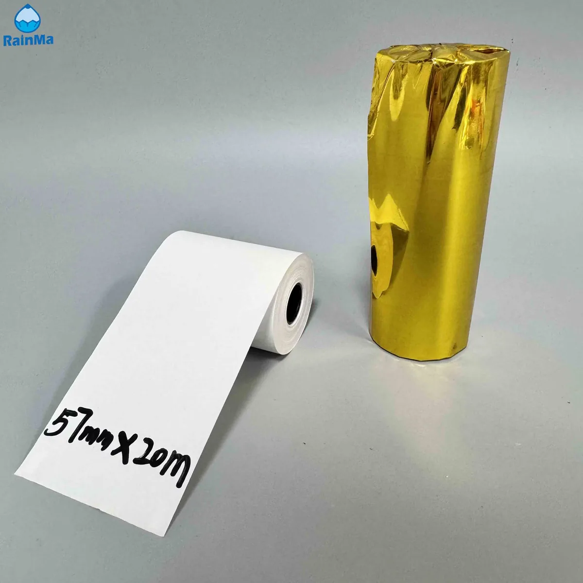 57mm*20m Гладкая однослойная термобумага для кассовых аппаратов