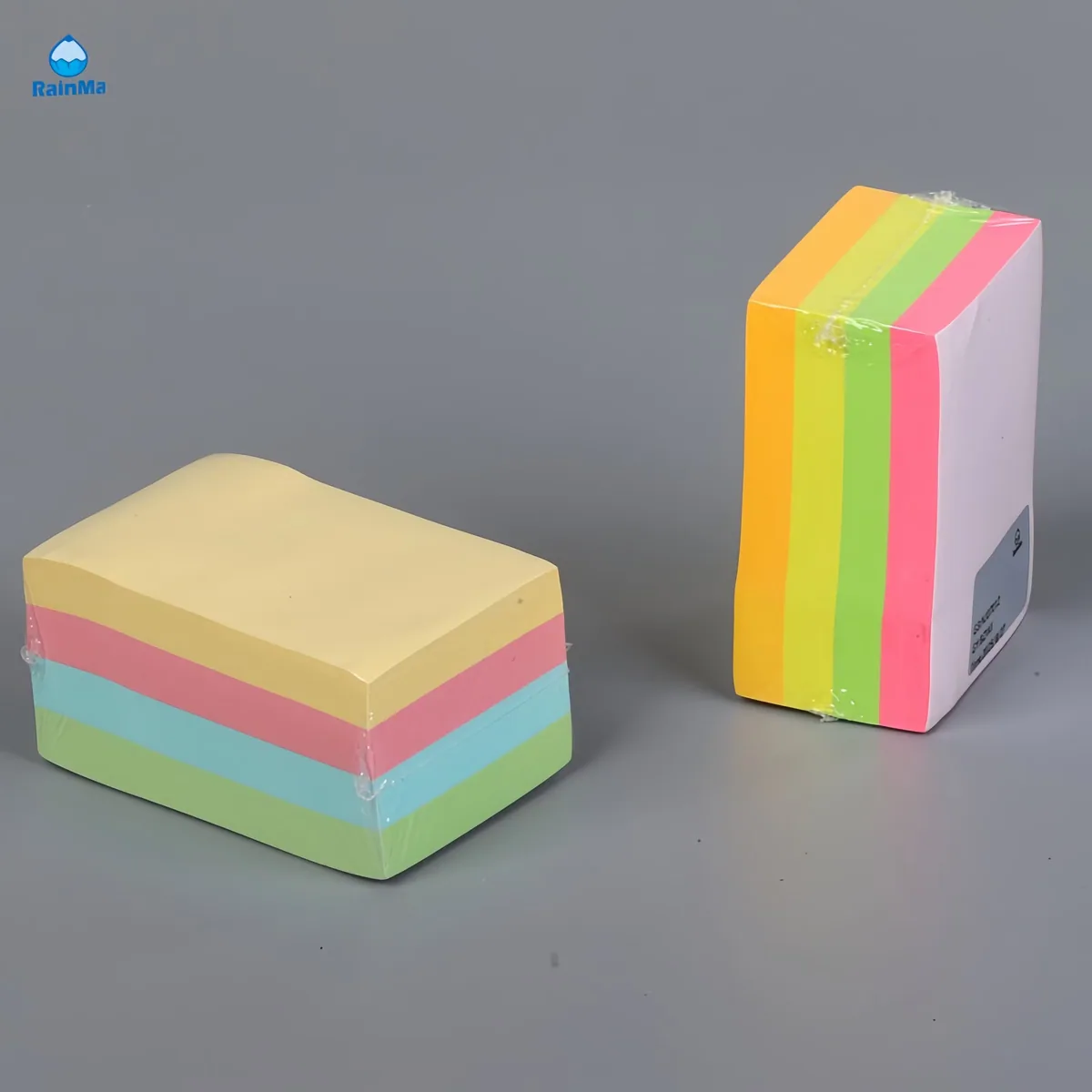 75*50mm 4colors Бумажные наклейки Индекс Постоянные заметки с флуоресцентным цветом