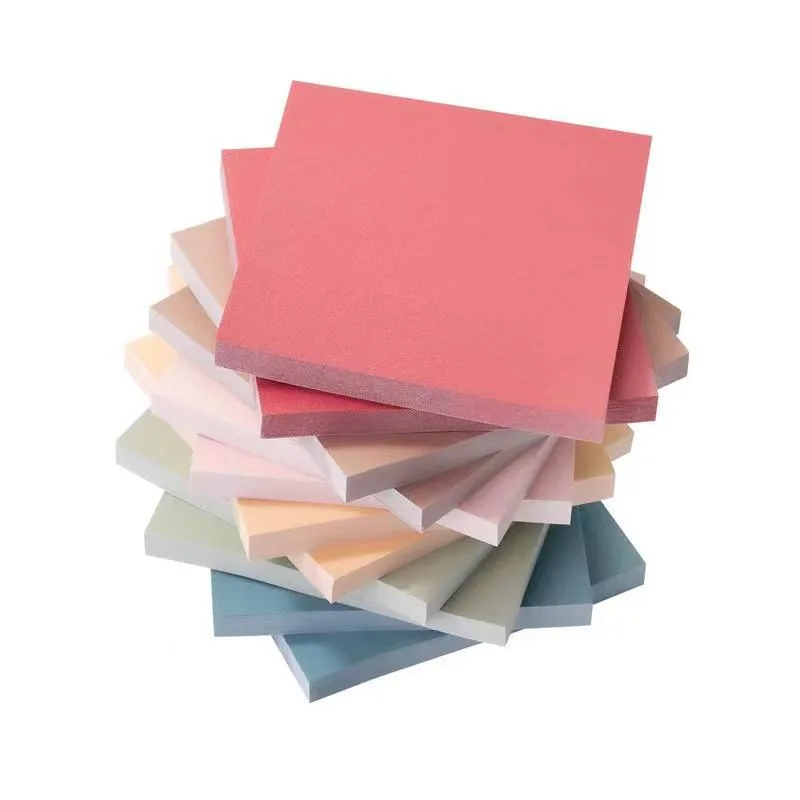 7.5X7.5cm 6 Цвета 12 Книги Самоклеящиеся Настраиваемые Наборы Липких Записок