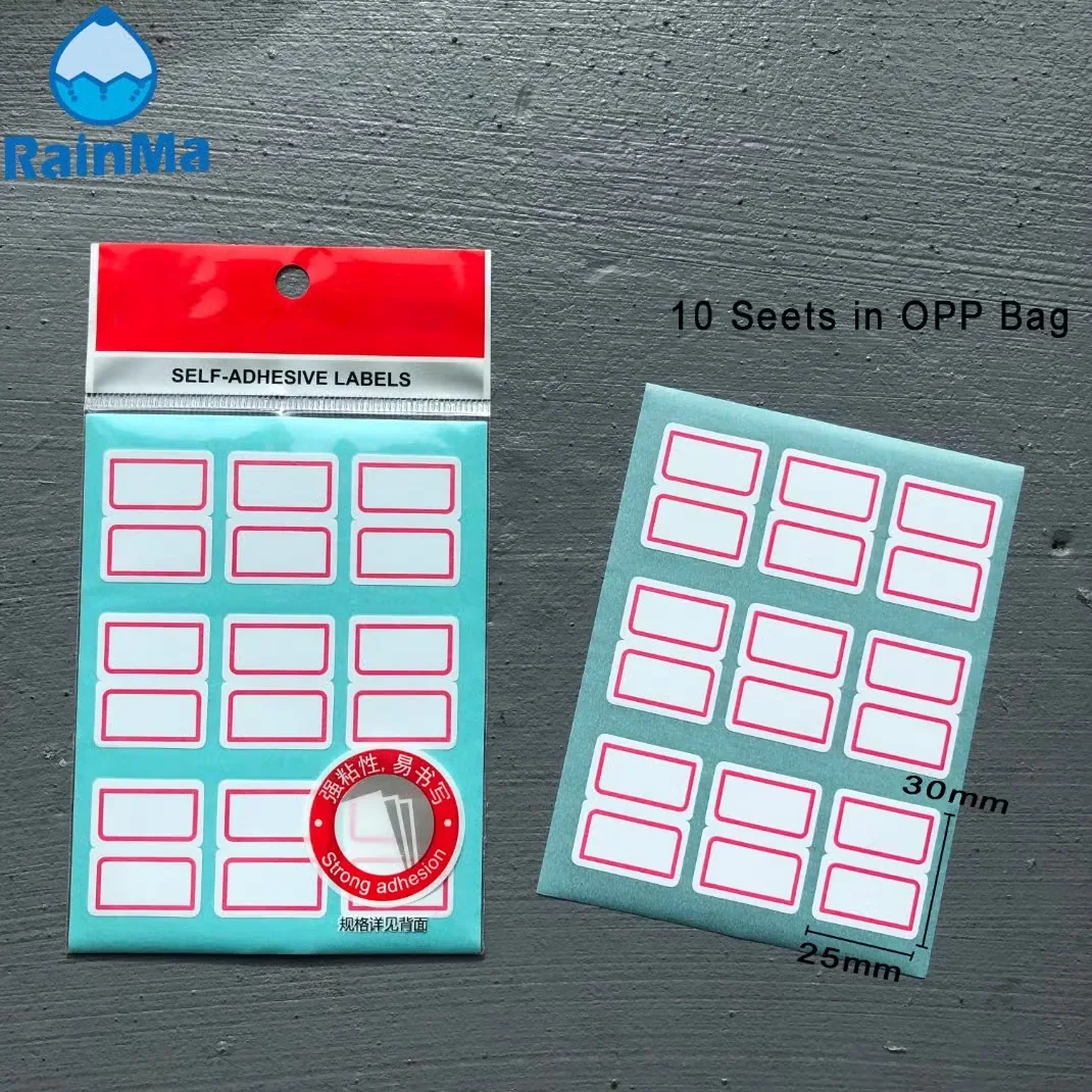 Кастомные 25*30mm 90PCS офисные стикеры для индексирования с упаковкой в OPP мешок