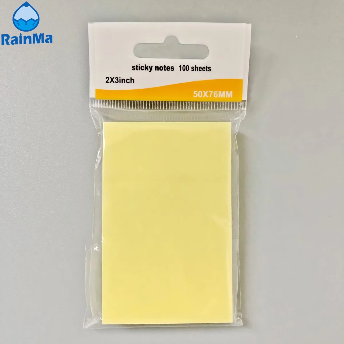 Дешевый 2*3inch 100sheets Желтый липкий блокнот с индивидуальным логотипом