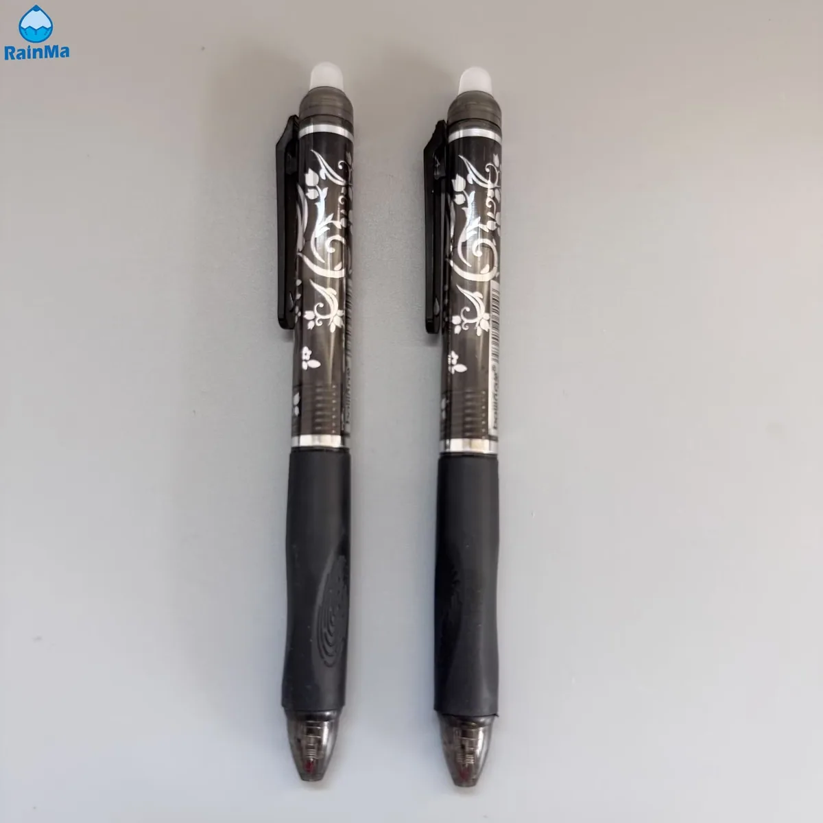 0.5mm Черная канцелярская ручка с возможностью стирания с индивидуальным цветом