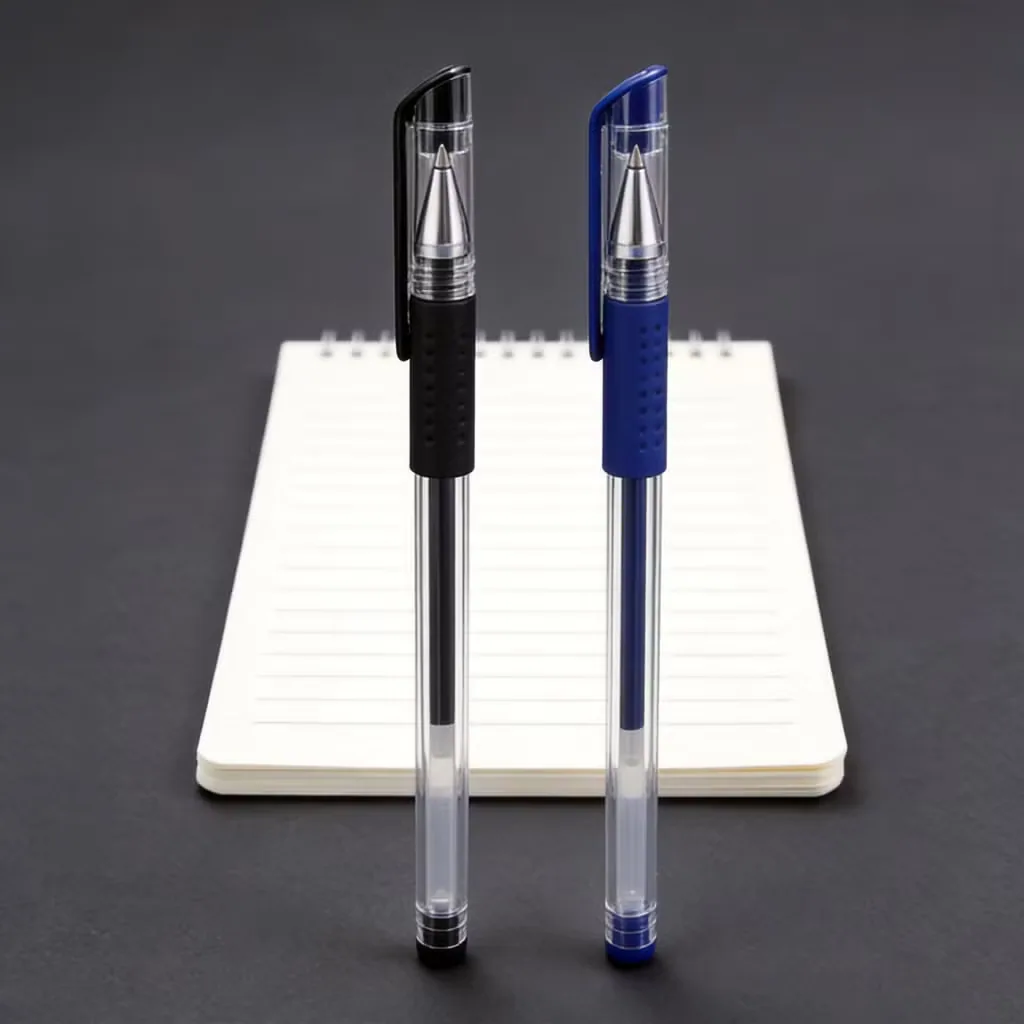 0.5mm Черная гелевая ручка с гладким письмом для школьных экзаменов