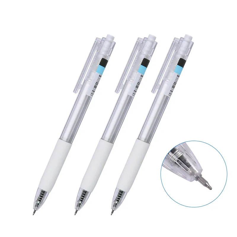 Фоска 0.5mm Черная Ст Точка Ручка с выдвижным гелевым чернилом для офисных принадлежностей