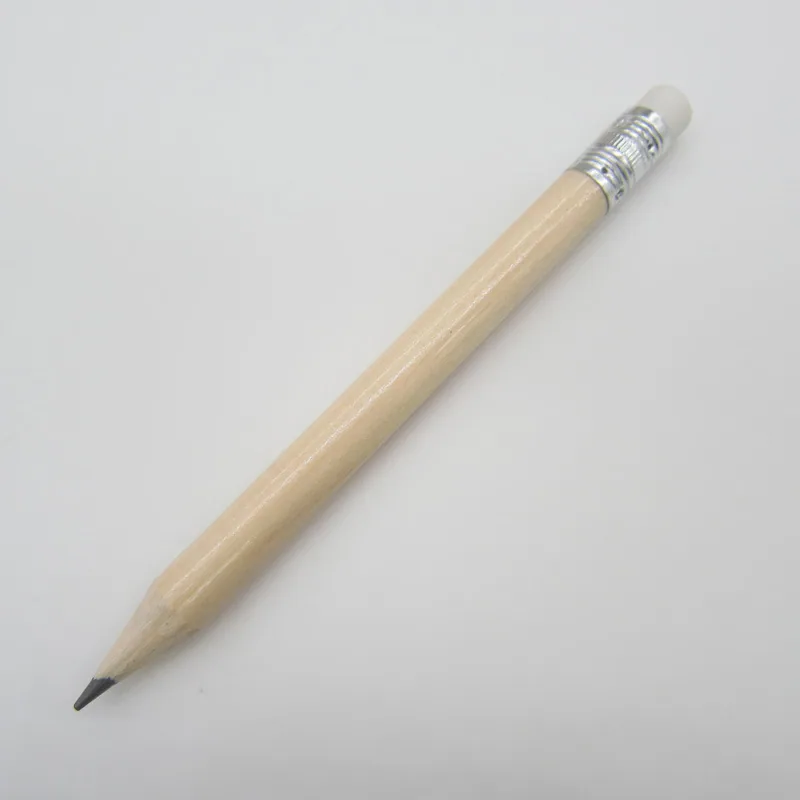 3.5inch Стандартный мини-гексагональный гольф-карандаш, экологически чистая упаковка, деревянные карандаши с графитом НВ