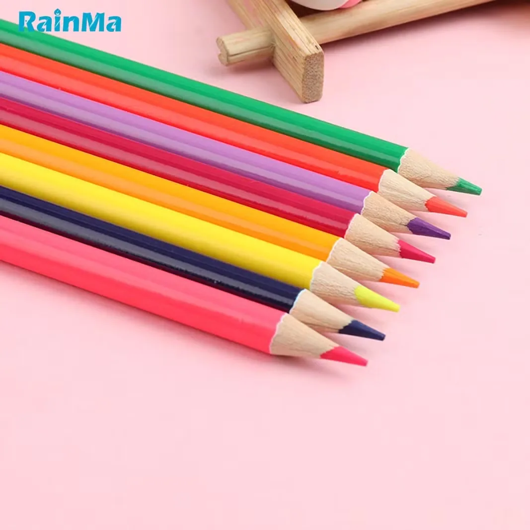 Оптовая продажа 17.5cm цветных карандашей для рисования и рекламного использования