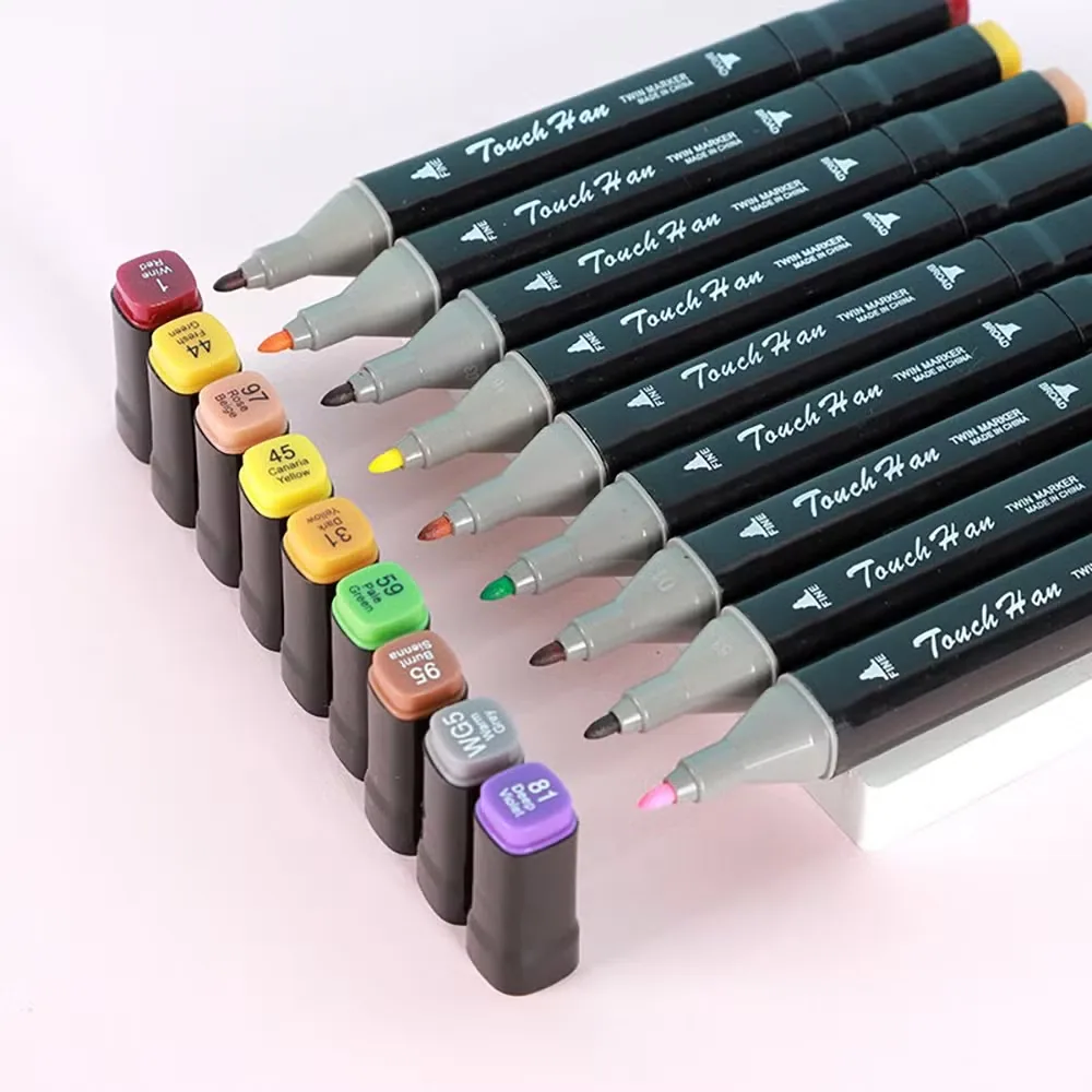 OEM 36-Colors набор маркеров на спиртовой основе с двумя наконечниками для детей, художников