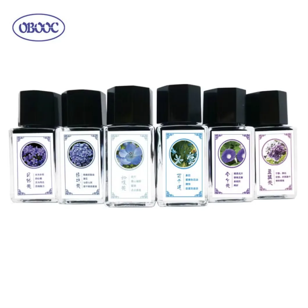 Некарбоновая 18ml чернила для ручки в стеклянных чернильницах