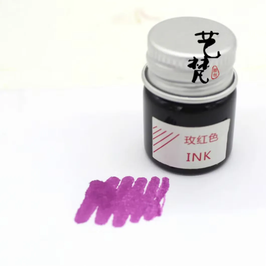 7ml 12PCS Набор чернил для фонтанных ручек в бутылках с подарочной коробкой