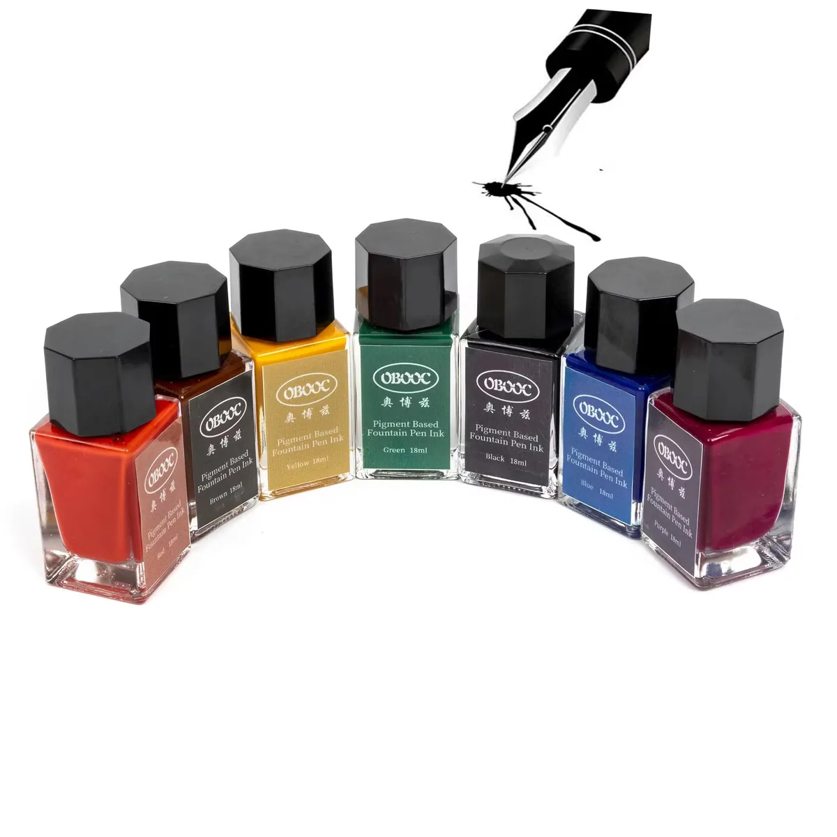 18ml/30ml/50ml Премиум водонепроницаемые пигментные чернила для фонтанных ручек