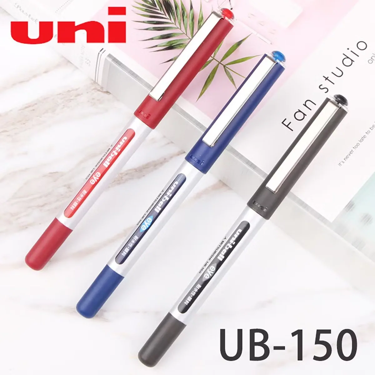Mitsubishi Japan Micro Roller Ball Pen Uni-Ball Signature Pen UB-150 Перо с роликом для пера с жидкими чернилами 0,5 мм