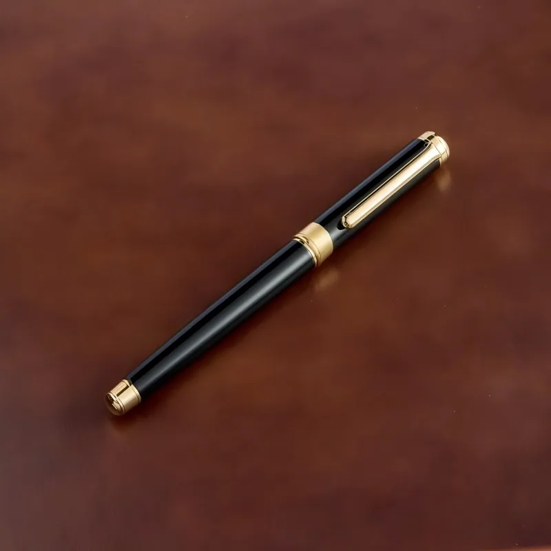 Специальное гравированное черное и золотое перо Executive Pen