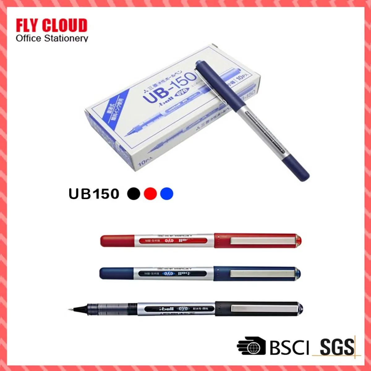 Mitsubishi Japan Micro Roller Ball Pen Uni-Ball Signature Pen UB-150 /157жидкий карандаш с роликовым наконечником для перьев 0,5 мм