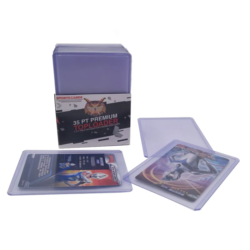 Фабричные Директ 3"X4"Toploaders Стандартные Топлоадеры для Хранения Карточек для Бейсбольных Торговых Карточек 35PT