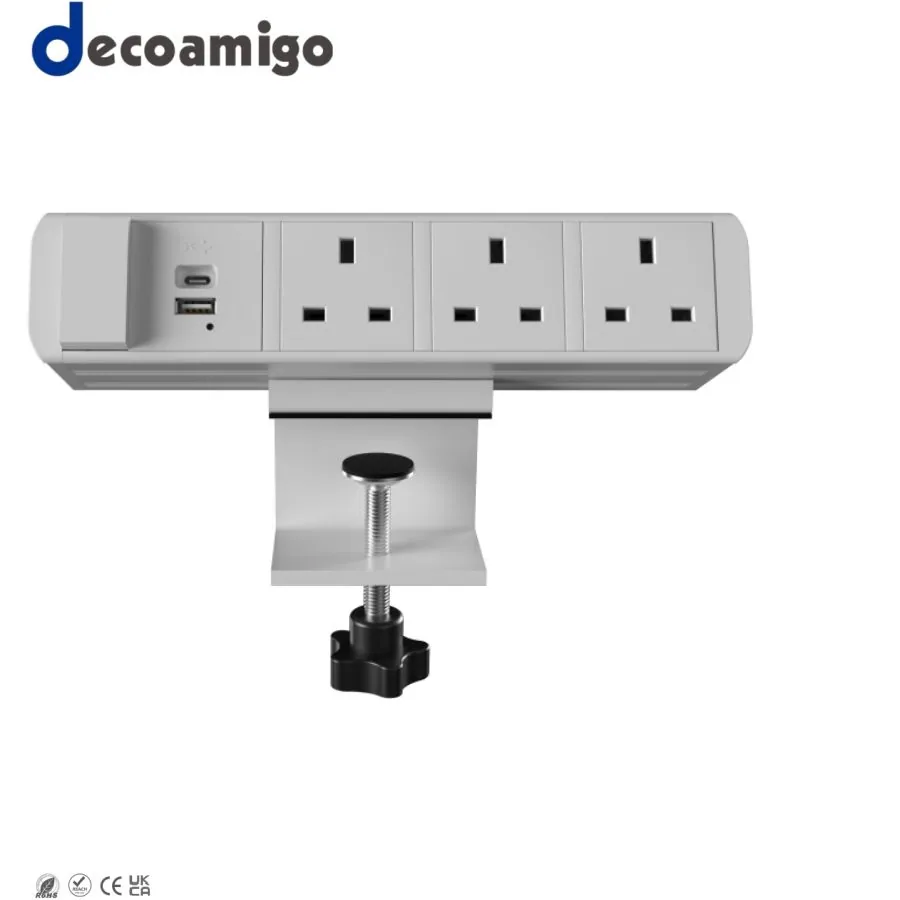 Декорамиго Электрические Вилки и Розетки USB-C 20W/30W Конференц-Стол Настенный Разъем с Портом Портативной Зарядки