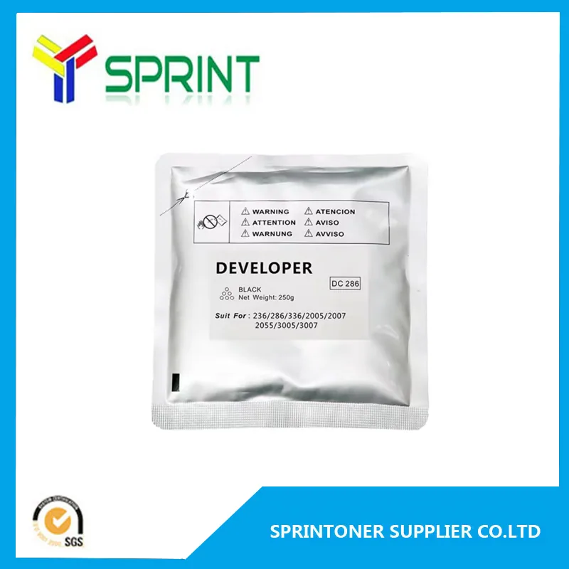 DC286 для Xerox DC236 DC286 DC336 DC2005 DC3005 DC2055 DC2007 DC3007 Wc5225 Черный порошок для разработки