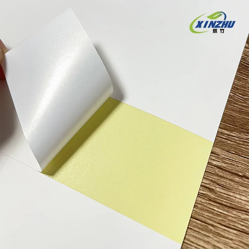 A4 Наклейка из полуглянцевой бумаги для струйной печати, сырьё для лазерной печати