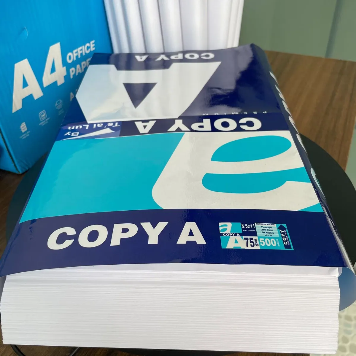 A4 80GSM Офисная бумага для печати без зажевывания, двусторонняя, размер письма