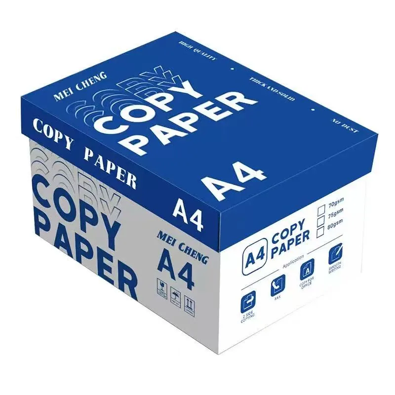 Экологически чистая A4 бумага для копирования 80GSM высокая яркость для четкой печати
