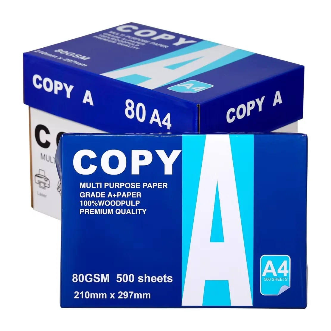 ОДМ Fine Texture Премиум Офисная Печать Копировальная Бумага A4 Белая для Печати Домашних Заданий