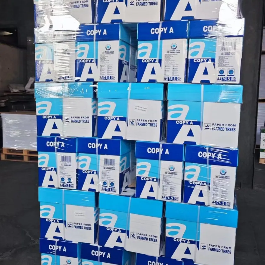 Горячая распродажа бумажной бумаги по низкой цене 70GSM 80GSM Копировальная бумага A4 Офисная бумага
