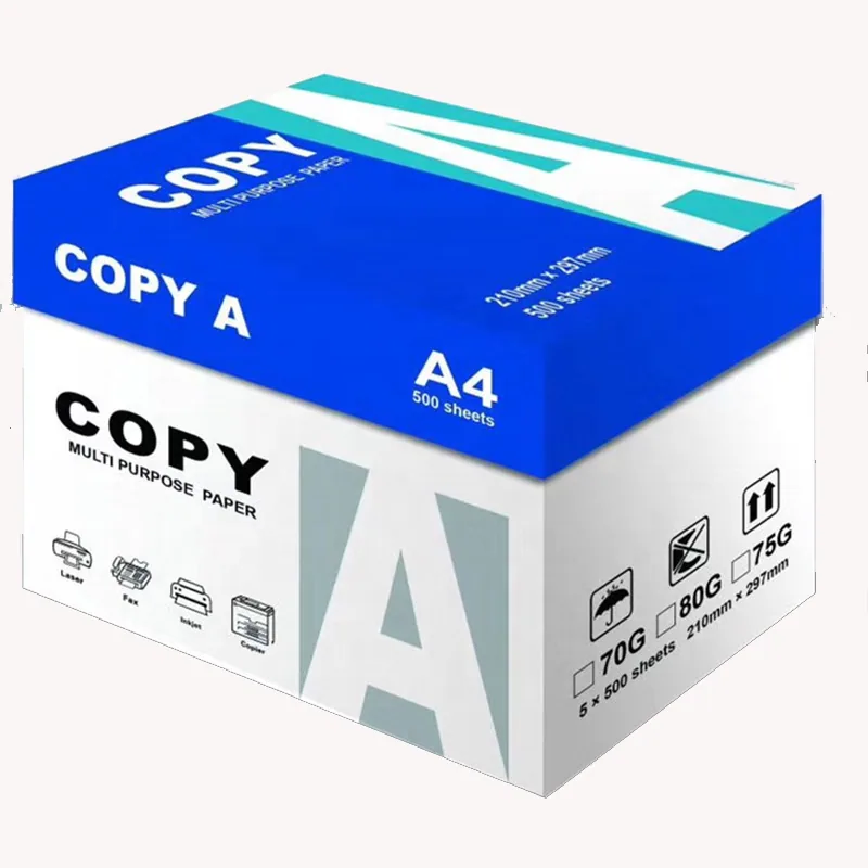 Таиланд A4 80GSM Копировальная бумага Печатная бумага