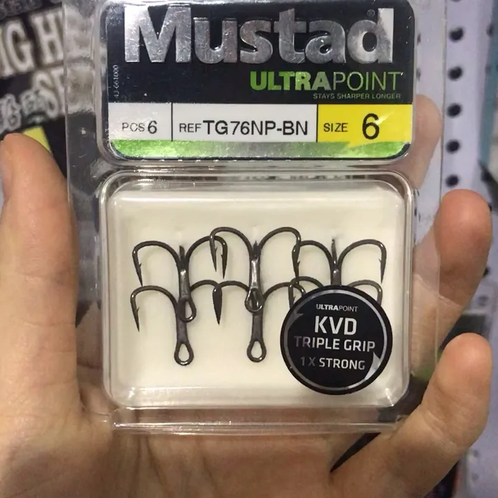 Высокоуглеродистая сталь рыболовный крючок Mustad Tg76 прочный тройной крючок