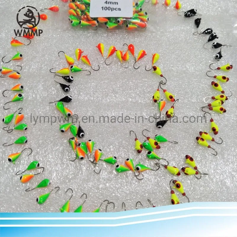 Вольфрамовые зимние блесны для рыбалки на льду 2.7mm (0.25g) &3.2mm (0.50g) блесны