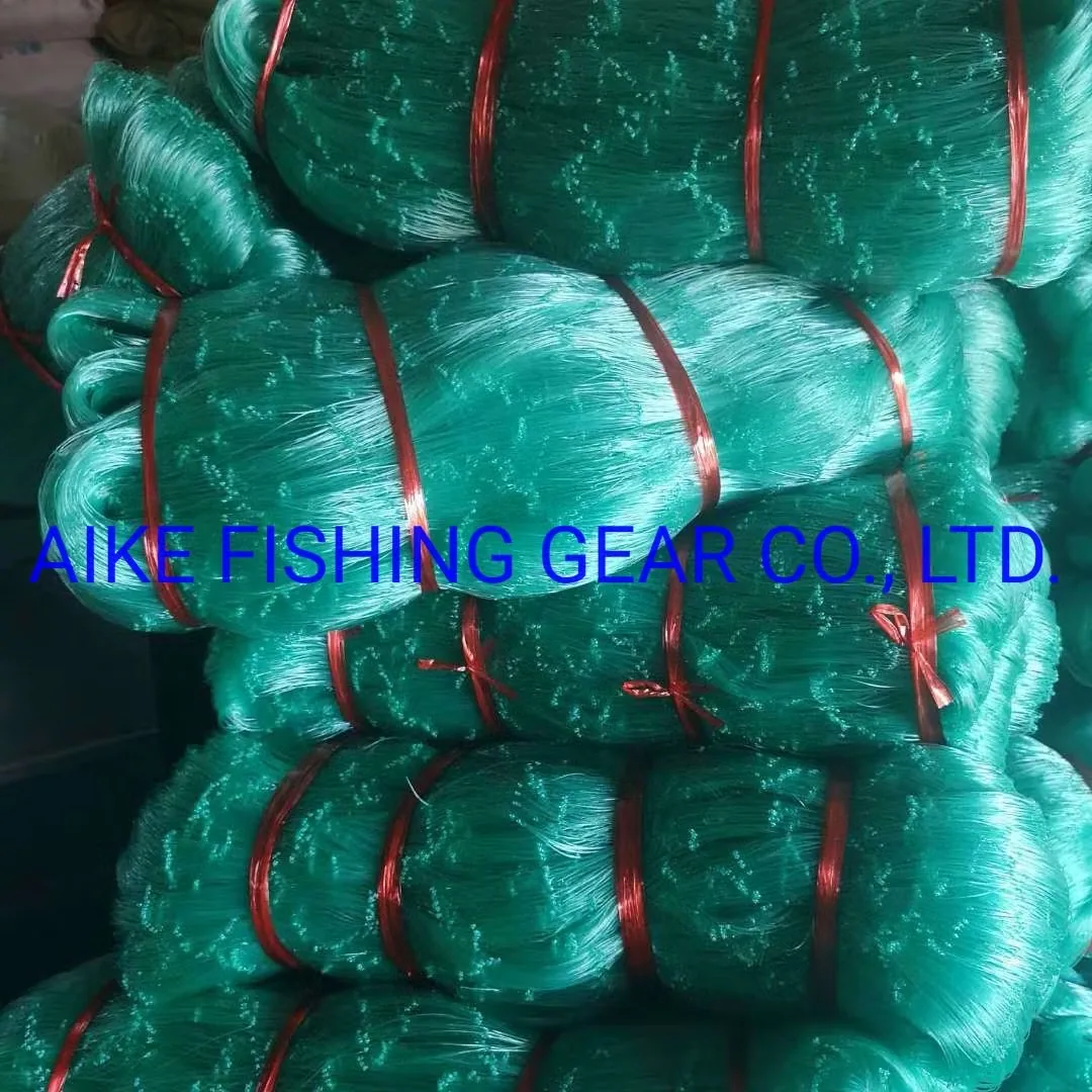 Зеленый нейлон Monofilament промысел Net, 0,50 мм/0.60мм, 3.5USD/кг, самые низкие цены, Strong двойных узлов (Панос Monofilamento PARA De Pesca)