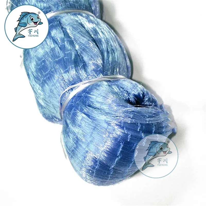 Outdoor Sports 0.15mm Thickness 100MD Depth 200yds Length Depthway Stretched Double Knot Nylon Mono Fishing Net