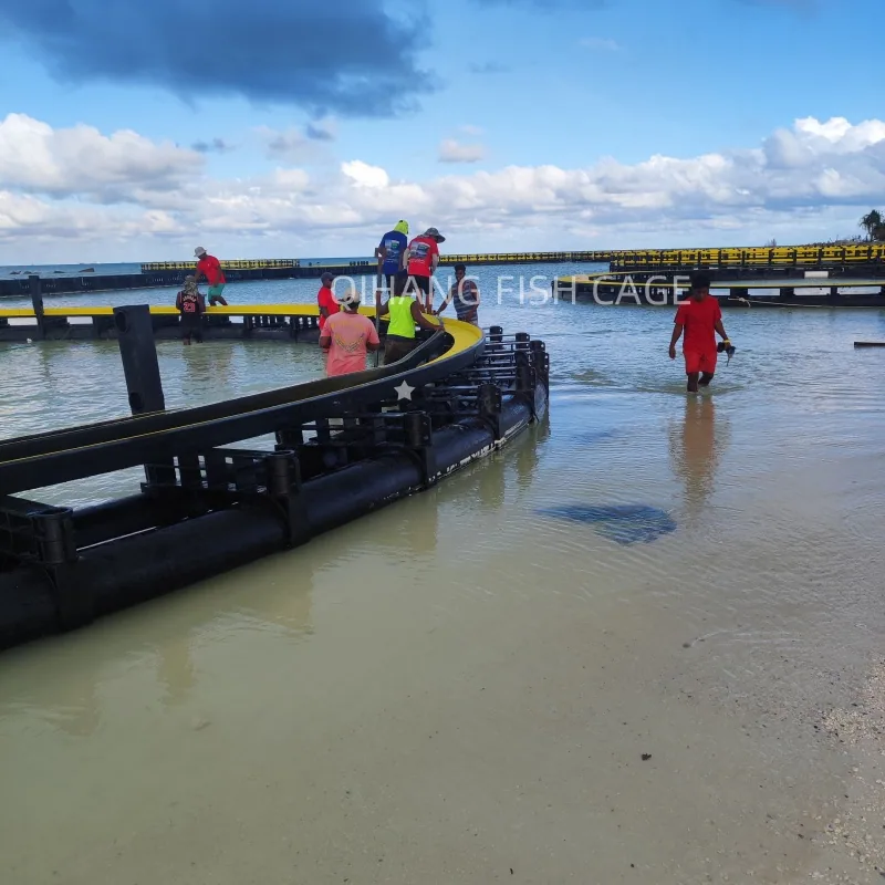 Плавающее решение из HDPE против волн для открытой воды с 5mm размером ячейки нейлоновой сети