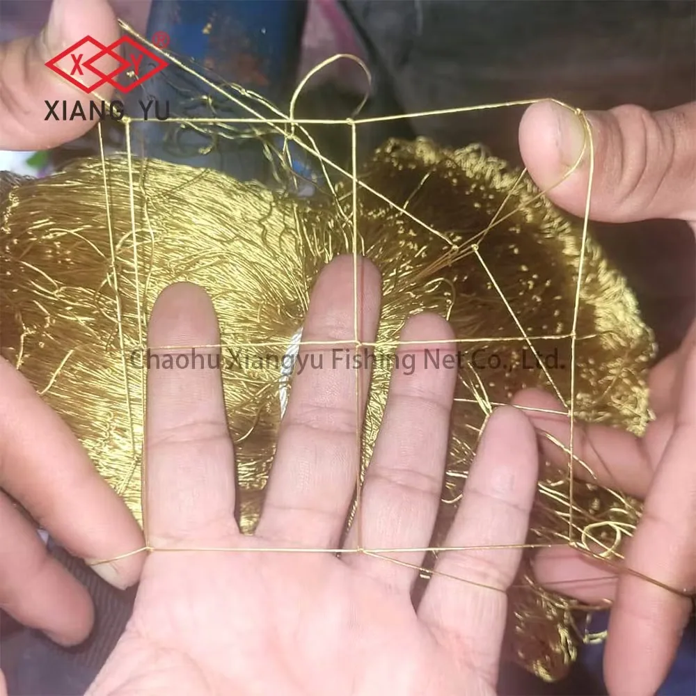 Кастомные размеры 0.8mm нейлоновая полиэстеровая сеть для рыбалки из Вьетнама с высокой плотностью