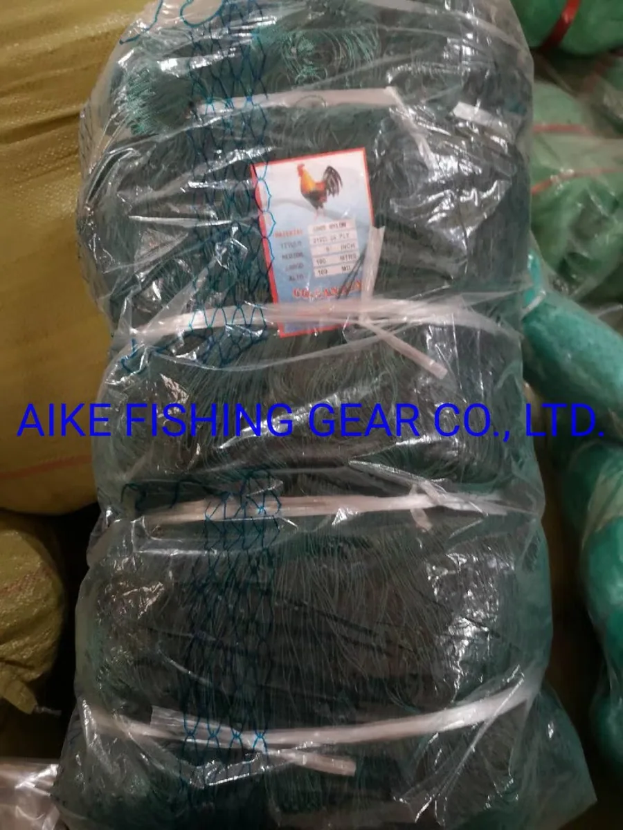 Перу промысел решает, нейлон/ПА Knotted Multifilament рыболовные сети, 210d/36ply 100MD 100м, двойных узлов, лучшие силы
