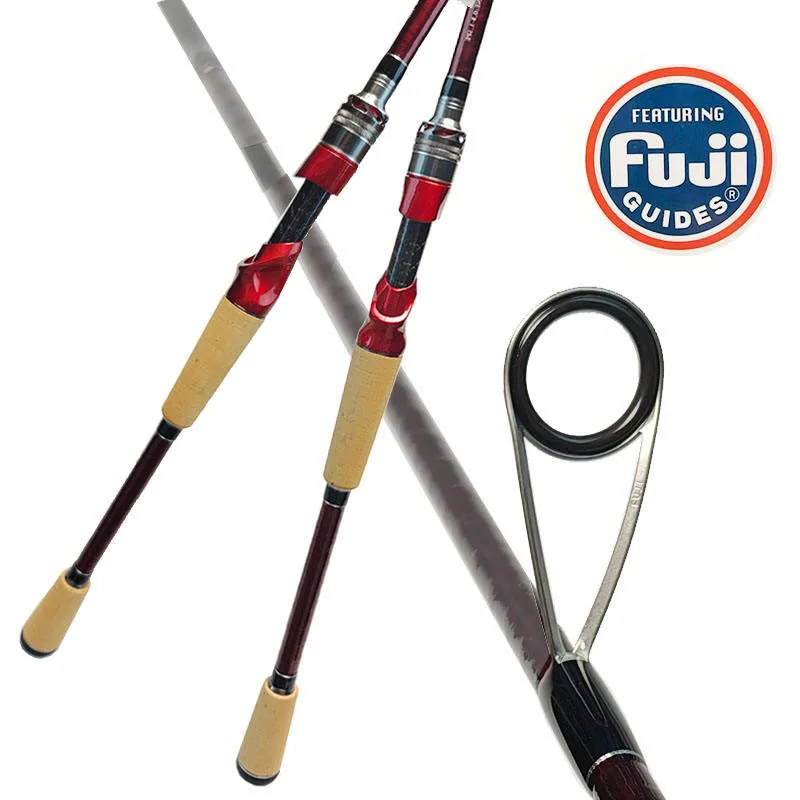 Производитель Альфа FUJI Рукоятка из пробки Средняя Быстрая Действие Спиннинговая Удочка для Рыбалки