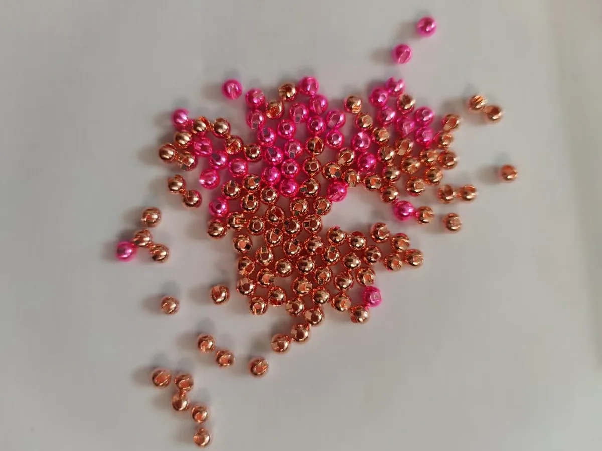 Dia2.0mm-Dia5.5mm Бусины из вольфрама с граненой алмазной поверхностью и прорезью