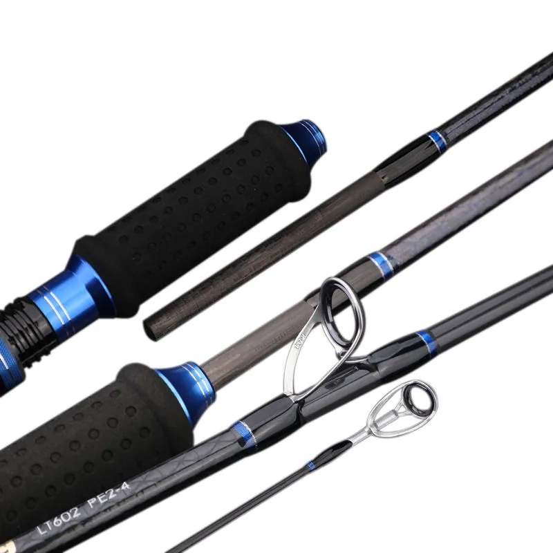 Новый OEM Ультра Легкий FUJI Гид 1.8m 1.98m Прочный Углеродный Удилище Китай Большая Рыба Сильное Джиггинг Удилище