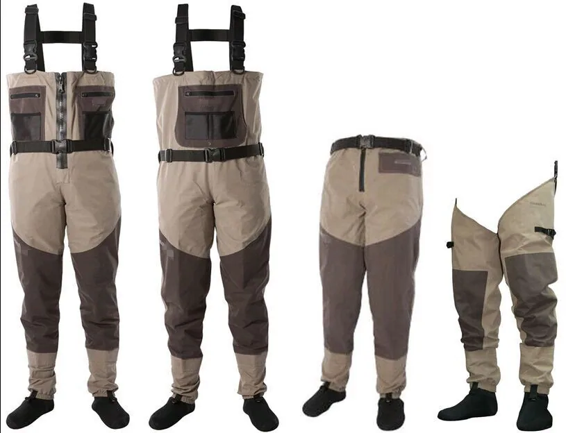На заводе прямые поставки дышащая ткань груди Waders пользовательского рыболовства