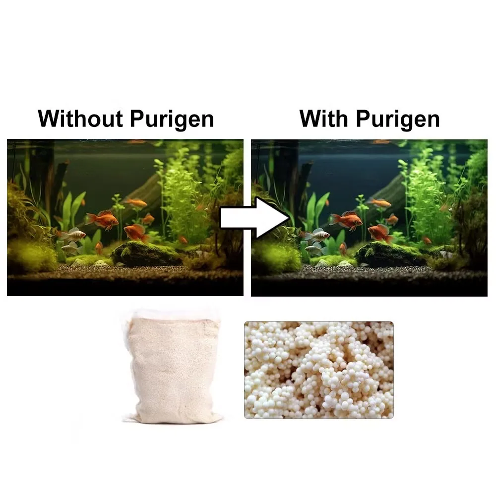Цена на смолу для удаления органики пакет Purigen для фильтрации аквариума