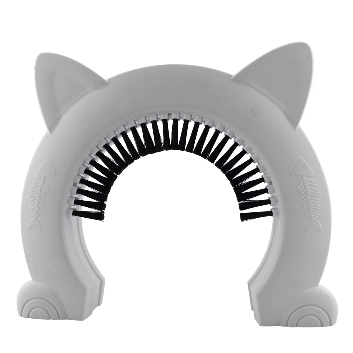 Эксклюзивный патент 2022 новых Amazon Cat форма задней двери со щеткой внутренней наружной двери ПЭТ для кошек