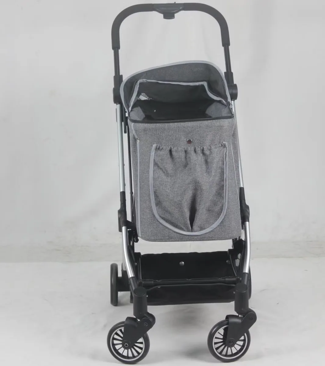 Съемная washable тканевая алюминиевая коляска для маленьких домашних животных с высокой нагрузкой