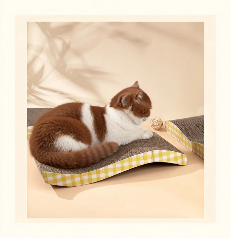 Скребок с логотипом Hf-Pet 55X35X8 Кошачья scratching доска