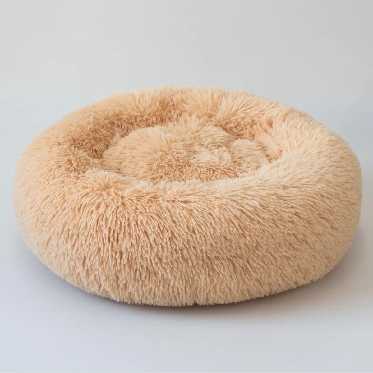 Круглый 40cm мягкий пушистый коврик для котят в помещении, съемный, washable