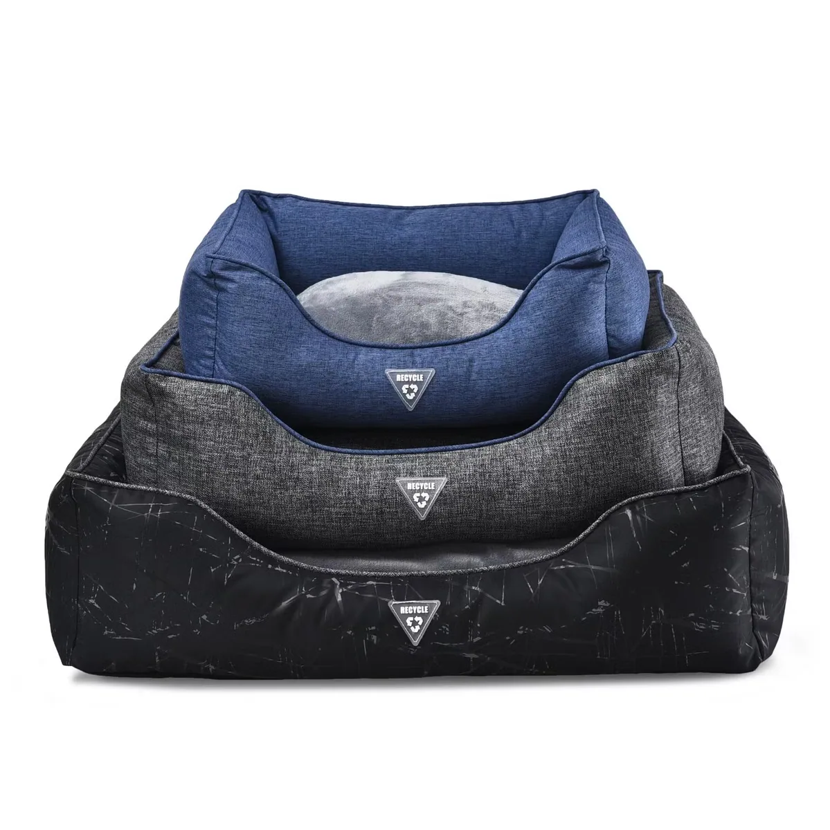 2021 Новый модный экологически чистый материал RPET, washable, переработанный 100% Мягкая и удобная кровать для домашних животных из ткани RPET