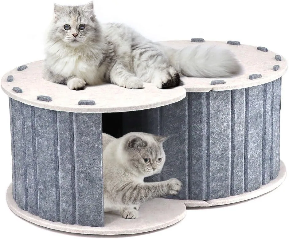 Домашний декор для домашних животных, съемное гнездо из фетра, washable, защитное, забавное, милое, складное, дышащее, антицарапающее, кровать для собак и кошек