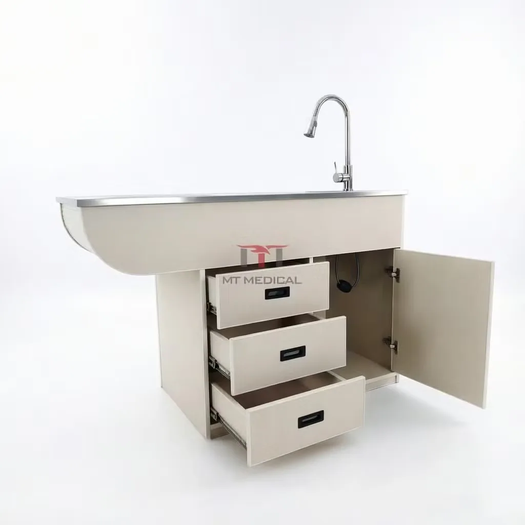 Стол для ветеринарной стоматологии Mt Medical Durable с 304 нержавеющей стальной столешницей для клиники животных