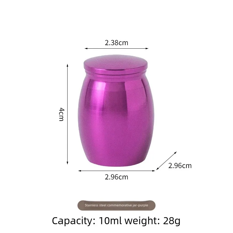 Мини памятные урны для домашних животных, алюминиевый сплав, урна для кремации, контейнер для праха, памятная урна для кошек, собак и птиц - оптовая продажа напрямую