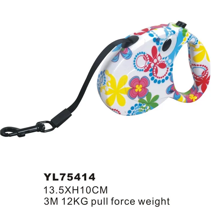 Девочка, как цветок, печать поводка для собаки с зажимом (YL75414)